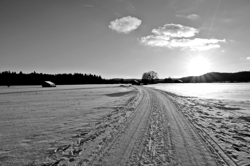 Dieen am ammersee, Germany, Winter