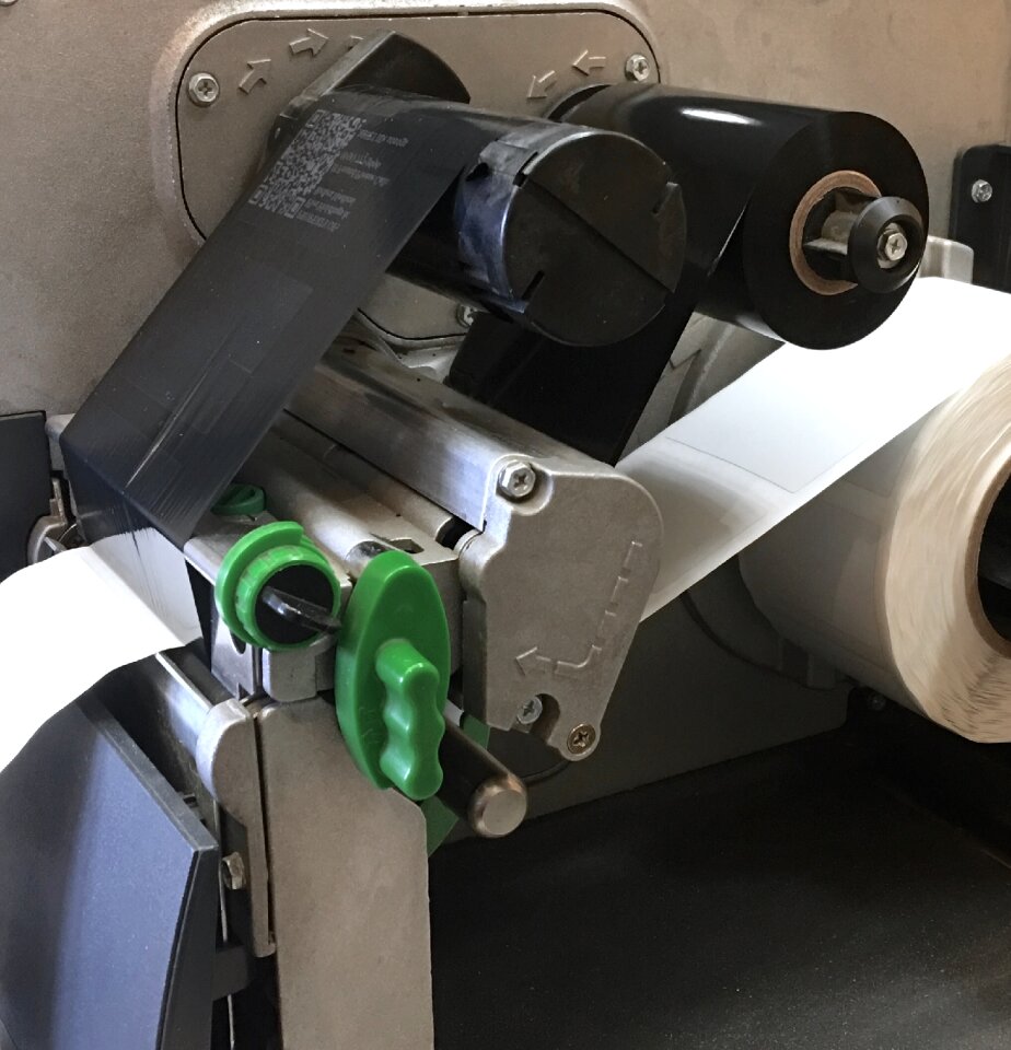 Thermal transfer label-making