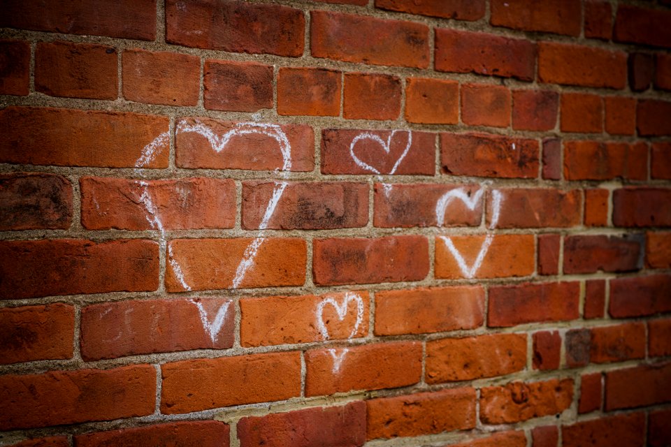 Grafitti, Cute, Brick wall