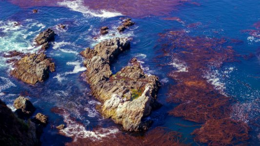 Big sur, United states, Waves photo