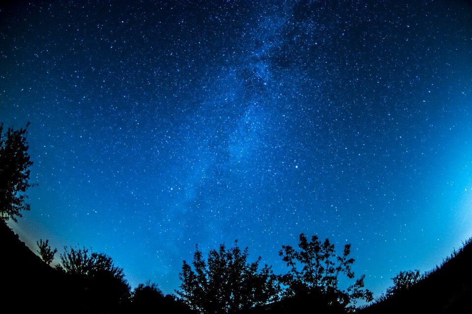 Star night sky space