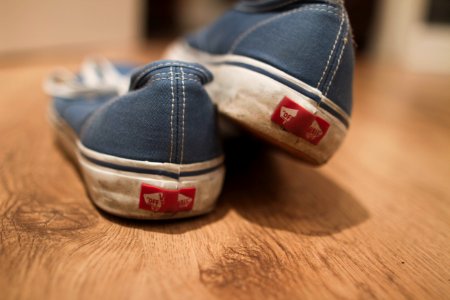 Trainers, Blue vans, Skater photo