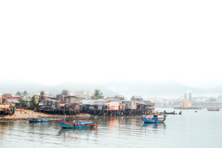 boat by island photo