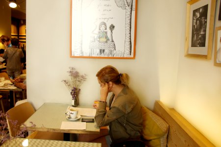 Barcelona, Spain, Cafe