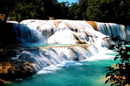 Agua azul waterfalls, Mexico photo