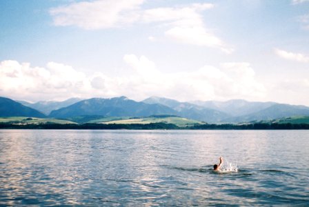 Slovakia, Liptovsk trnovec, Lake