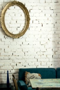 Table, Frame, Wall white