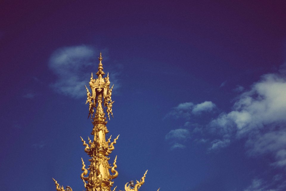Mueang chiang rai, Thail, Blue sky