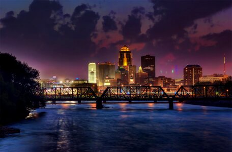Des moines iowa downtown