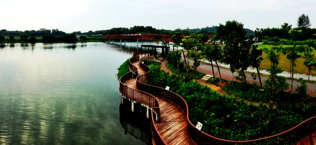 Punggol waterway park, Singapore photo