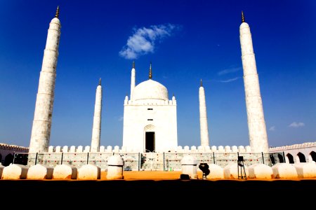 Blue sky, Masjid, Dargah