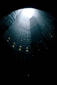 low angle photography of gray concrete building