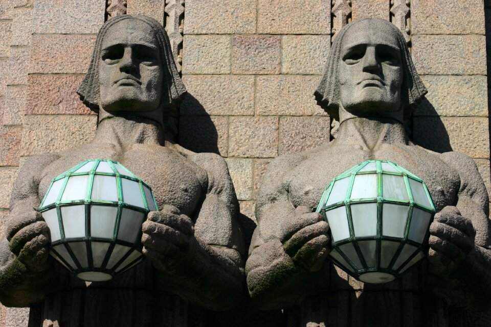 Construction male facade