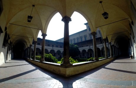Florence, Italy, Cloister photo