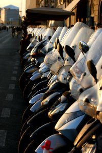 Florence, Italy, Motor scooters