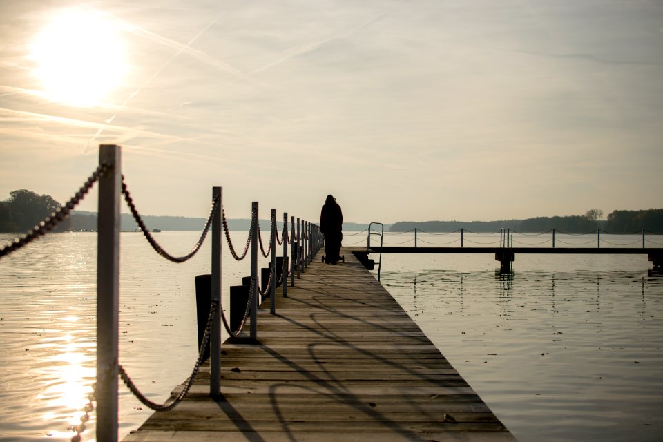 Werbellinsee, Germany, Footbridge