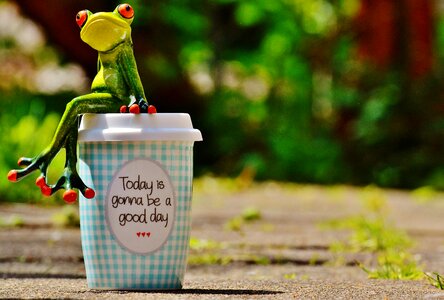 Coffee cup happy