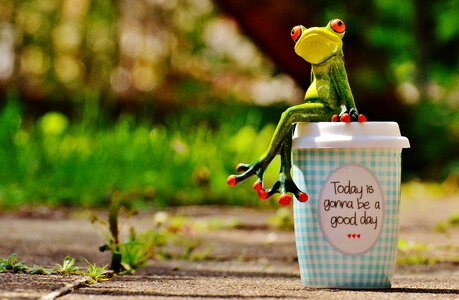 Coffee cup happy