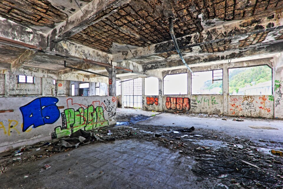Ruin industry abandoned