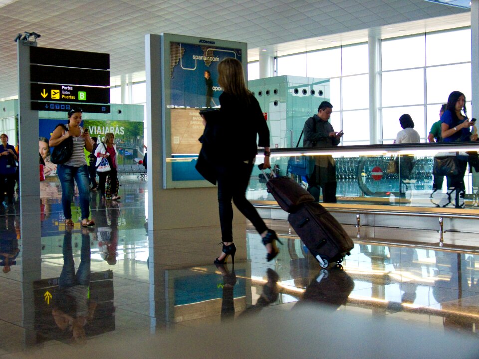 Tourism reflection people