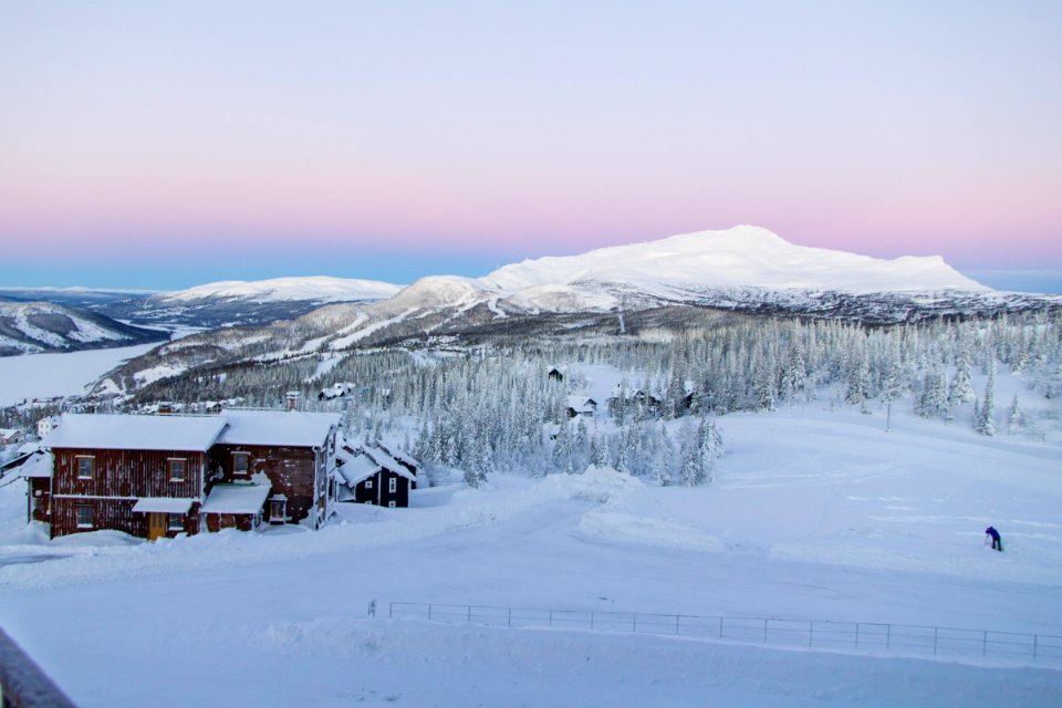 Sweden, Piste, Sunrise