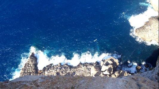 Shore, Cliff, Ocean