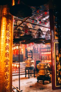 Man mo temple, Hong kong photo