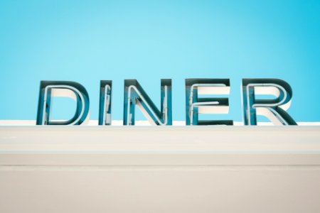 Diner signage photo