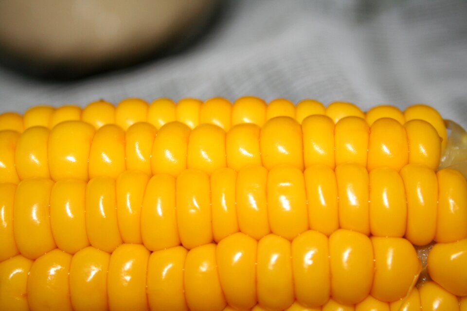 Corn the flask cooked