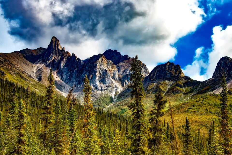 Landscape scenic mountains