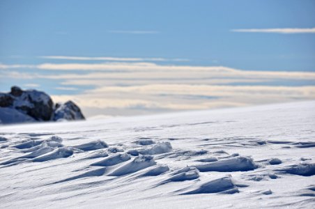 landscape photo of snows during daytime photo