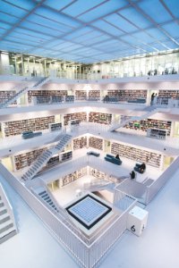 Stuttgart, Germany, Stadtbibliothek h photo