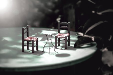 Chair, Table, Miniature