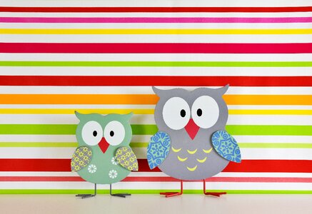 Painted funny decoration