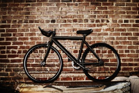 black bike photo