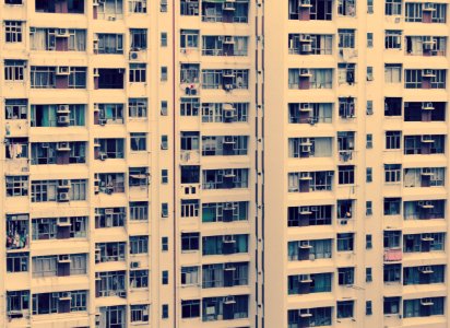 Hong kong, Buildings, Windows photo