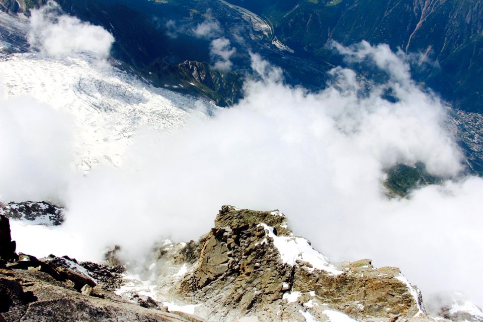 Mont blanc, France, Clouds