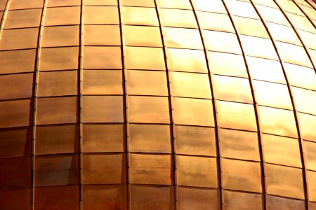 closeup photo of brass-colored wall
