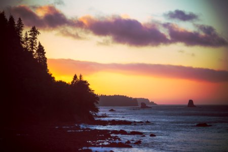 Neah bay, United states, Sunset