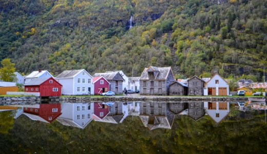 Norway, Lrdal, Water