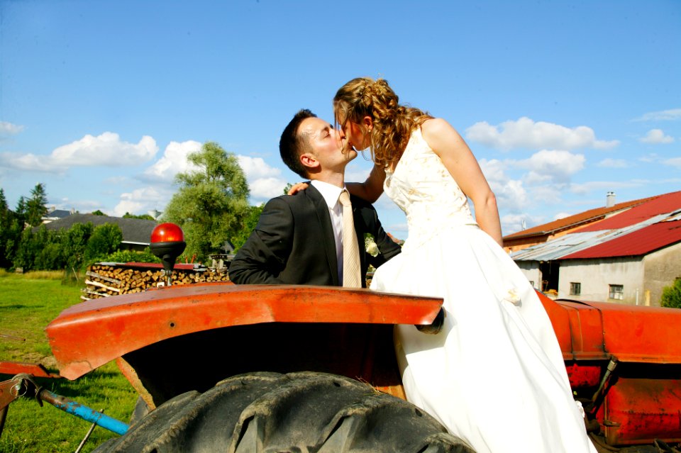 Bride, Groom, Wedding