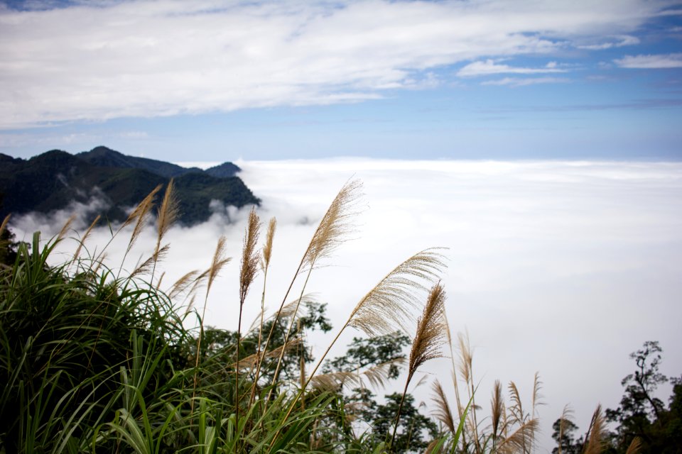 Eryanping shan, Taiwan, Clouds