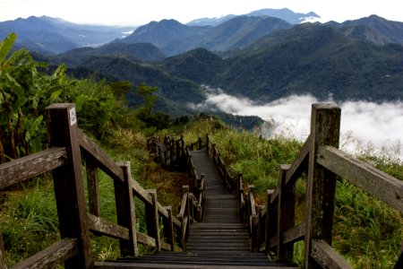 Eryanping shan, Taiwan, Clouds