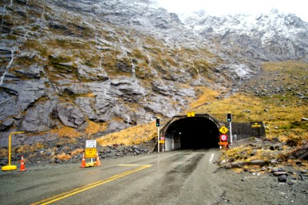 Homer tunnel, Fiordl, National park photo