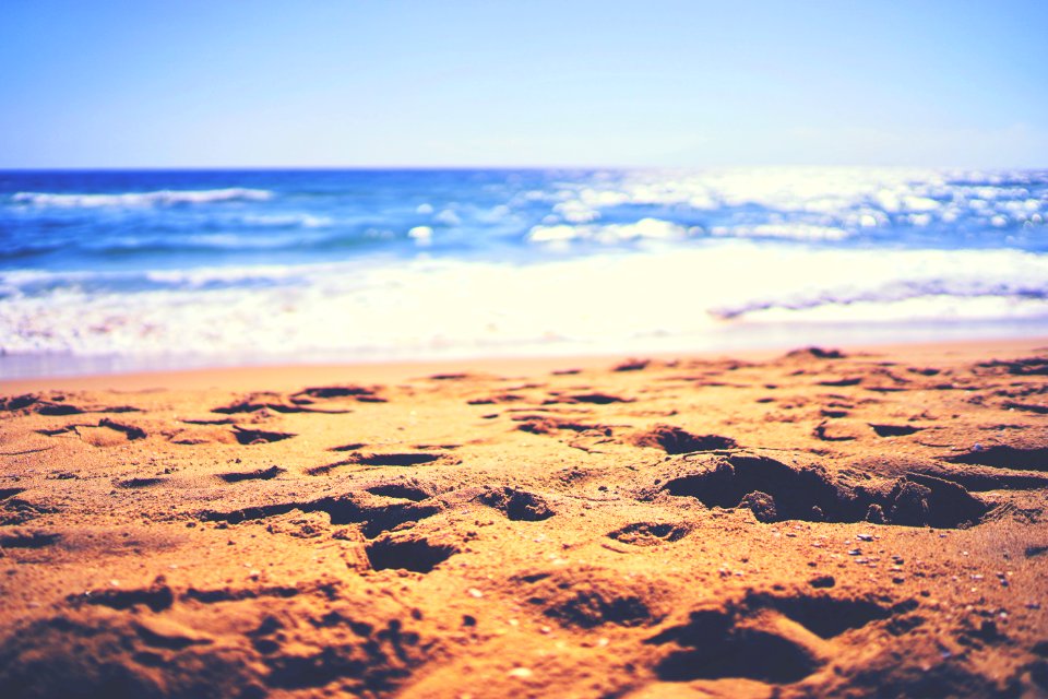 seashores overlooking sea under clear sky during daytime photo