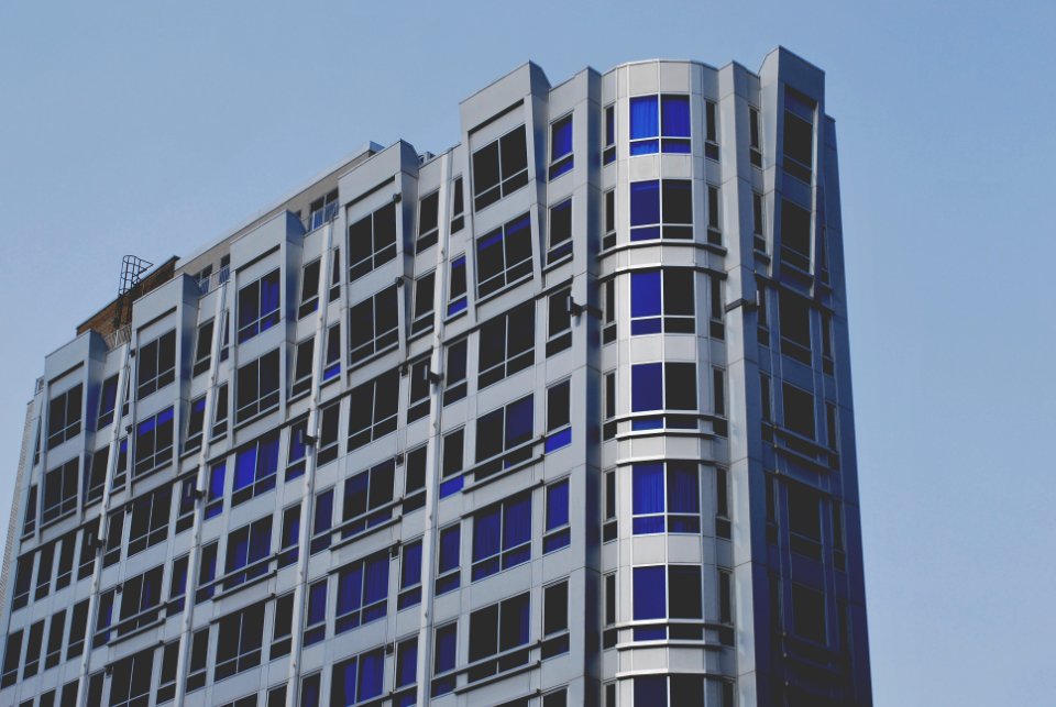 Architecture, Grey, Blue