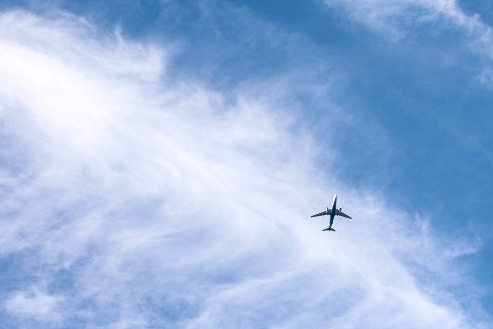 white passenger plane on sky during daytime