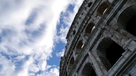 Sky colosseum rome photo