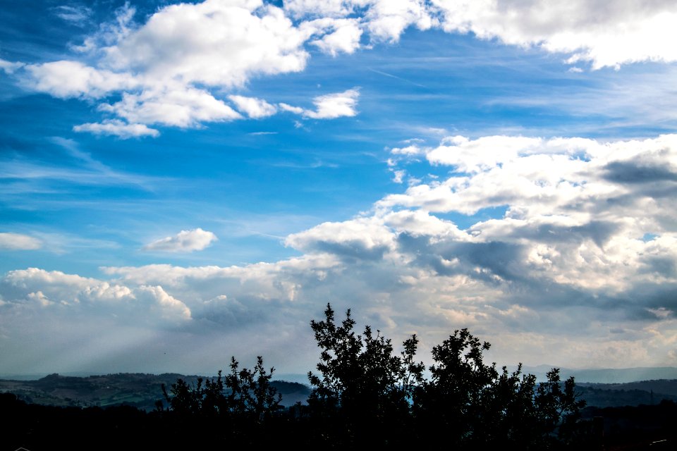 Novilara, Italy, Sky
