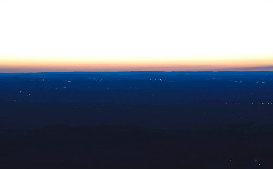 Chilhowee mountain, United states, Twilight